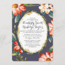 Search for gold filigree wedding invitations Floral