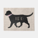 Search for black lab doormats Dog