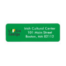 Search for gaelic return address labels Irish