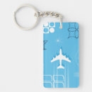 Search for airplane rectangular key rings Airport