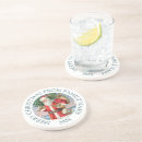 Search for vintage santa claus coasters Red
