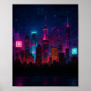 Search for 80s retro neon posters Cyberpunk