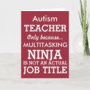 Search for autism educate cards Teacher