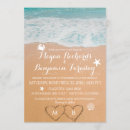 Search for hearts in the sand invitations Summer