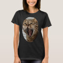 Search for yawning cat tshirts Tabby