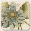 Search for blue background coasters Floral