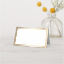 Search for gold border place cards Stylish