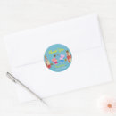 Search for cute cat birthday stickers Blue