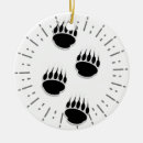 Search for black bear christmas tree decorations Black and white