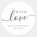 Search for love wedding stickers Modern