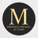 Search for black white gold wedding stickers Modern