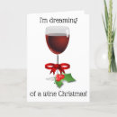 Search for wine glass christmas cards Red