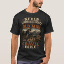 Search for old man on bike tshirts Cycling