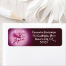 Search for winged return address labels Watercolor