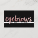 Search for eyebrow business cards Typography