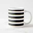 Search for black and white striped mugs Elegant