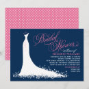 Search for navy and pink bridal shower invitations Bride