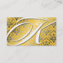 Search for damask script business cards Chic