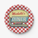 Search for red checkered plates For her