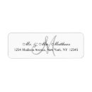 Search for modern save the date return address labels Thank you