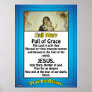Search for hail mary prayer posters Jesus