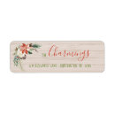 Search for winter flowers return address labels Script