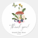 Search for mushroom thank you stickers Wildflowers
