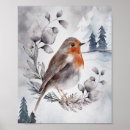 Search for winter bird art Festive