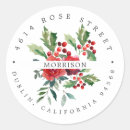 Search for holly berry return address labels Red holly berries