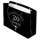 Search for anniversary gift bags Black and white