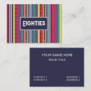 Search for eighties business cards Retro
