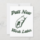 Search for putt postcards Golfer