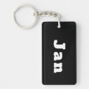 Search for january key rings White