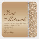 Search for bat mitzvah thank you stickers Girly