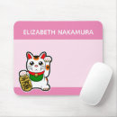Search for luck mousepads Maneki neko