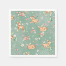 Search for deer napkins Watercolor