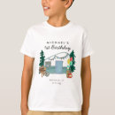 Search for camping birthday party tshirts Watercolor