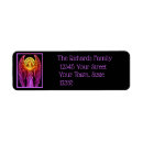 Search for stained glass return address labels Angel