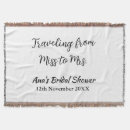 Search for wedding date blankets Bridal shower