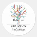 Search for reunion name stickers Family gathering