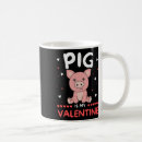 Search for pig valentine mugs Cute