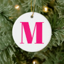 Search for fuchsia christmas tree decorations Pink