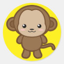 Search for kawaii monkey stickers Adorable