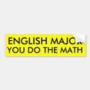 Search for major bumper stickers English