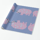 Search for mustache wrapping paper Blue