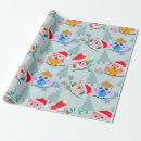 Search for owl christmas wrapping paper Pattern