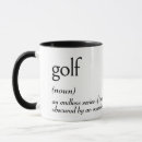 Search for black golf mugs Humour