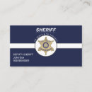 Search for sheriff business cards Law enforcement