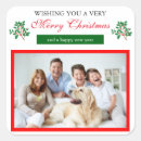 Search for new year photo stickers Red