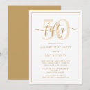 Search for classic 50th birthday invitations Typography